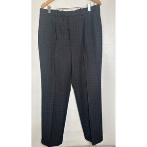 Caravelli Men’s Charcoal Dress Pants 36X30 Belt Loops